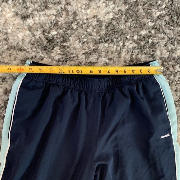 Reebok Dark and Light Navy Blue Track Long Pants Size XL - Picture 10 of 16